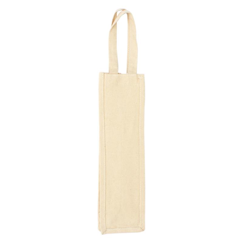 Bolsa Botella Vino 100% Algodón Canvas