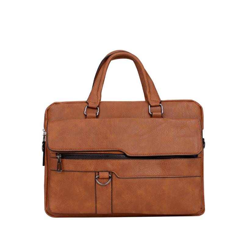Maletín ejecutivo porta-notebook de Eco-cuero «BRONSON» 6.5L