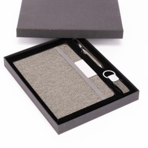 Set PARATY: Libreta de Notas, Bolígrafo y Llavero