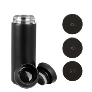 Termo doble pared de acero, con termómetro digital «SMART LID», 480cc