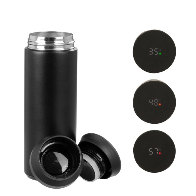 Termo doble pared de acero, con termómetro digital «SMART LID», 480cc