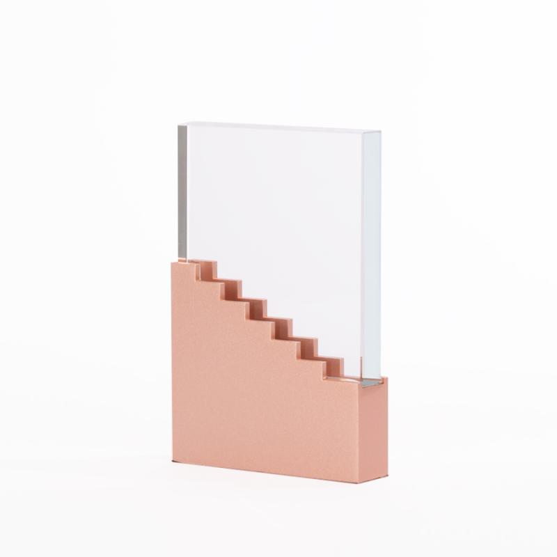 Trofeo de Acero Encobrizado y Cristal «Ladder»