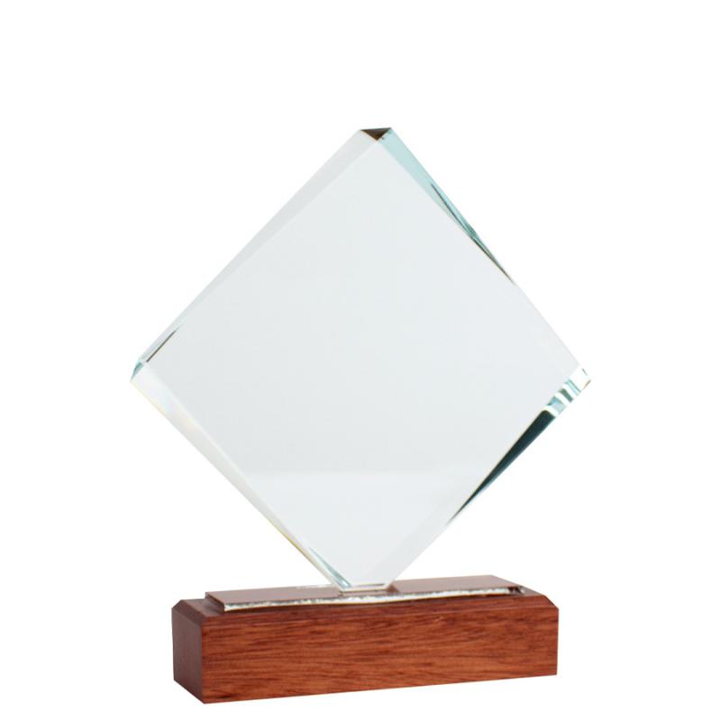 Trofeo Galvano de Madera y Cristal «Fischer»
