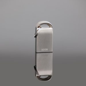 USB 2.0 Mini-Pendrive «Lock» de Acero inoxidable 32GB