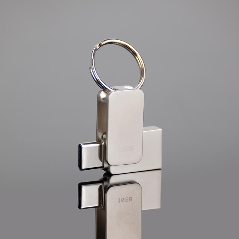 USB 3.0 Mini-Pendrive «Giro» de Acero inoxidable 16GB