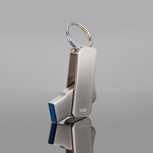 USB 3.0 Pendrive «Swivel» de Acero inoxidable 16GB