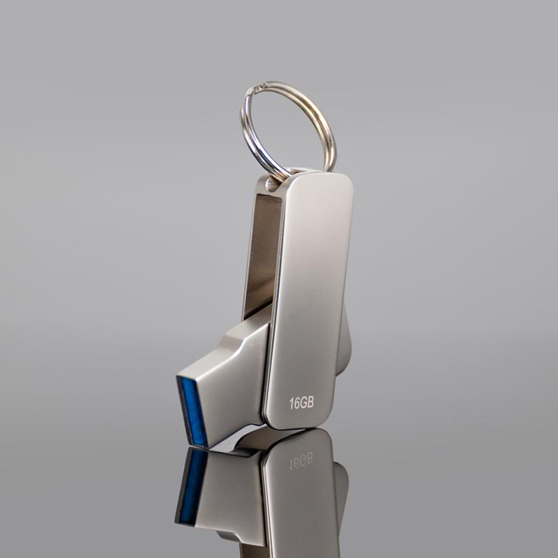 USB 3.0 Pendrive «Swivel» de Acero inoxidable 16GB